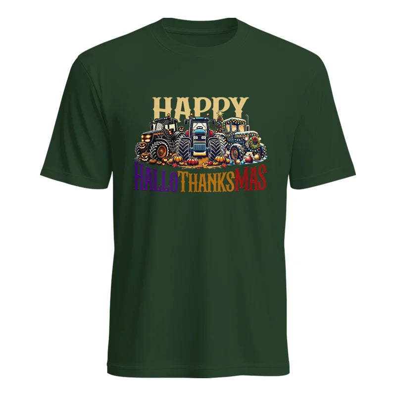 Image of Happy HalloThanksMas - Unisex Heavy Cotton Tee