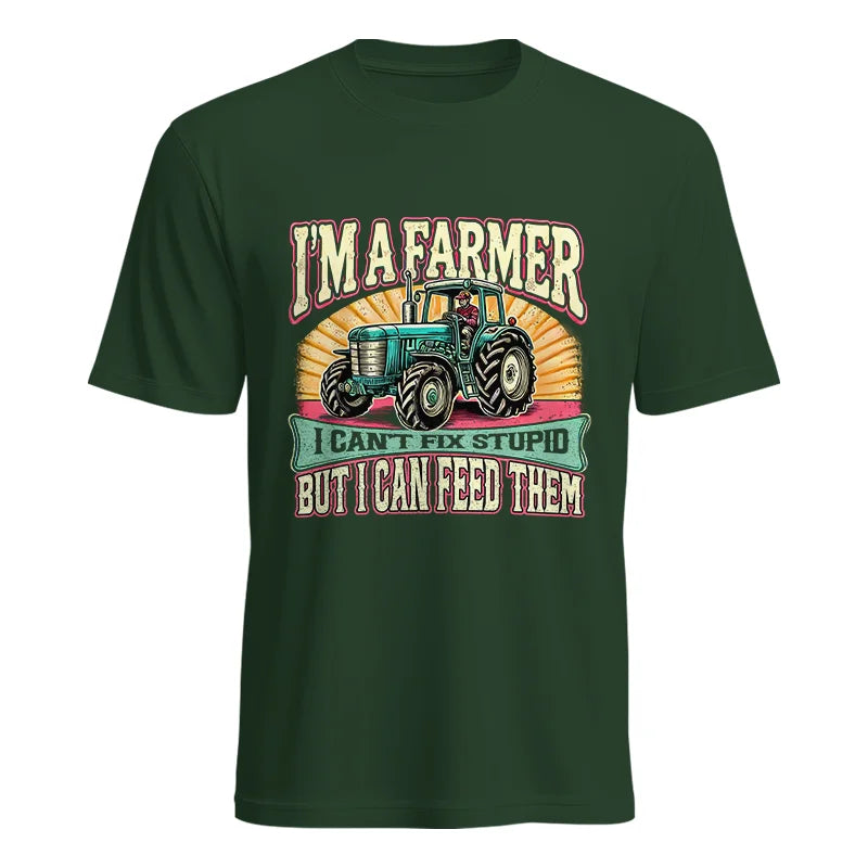 Image of I'm A Farmer_Fix Stupid_Feed Them - Unisex Heavy Cotton Tee