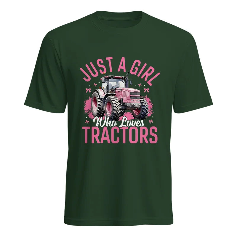 Just A Girl Who Loves Tractors 2 - Unisex Heavy Cotton Tee