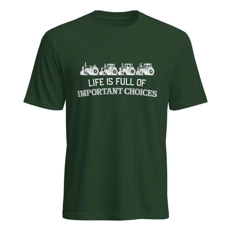 Life Is Full Of Important Choices 11 - Unisex Heavy Cotton Tee