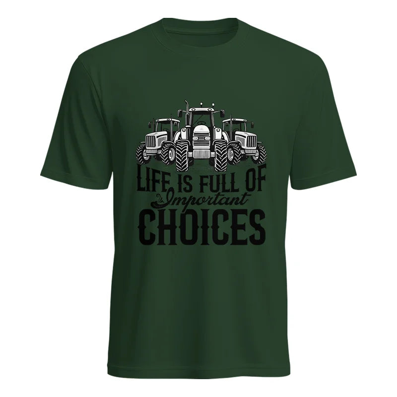 Image of Life Is Full Of Important Choices 2 - Unisex Heavy Cotton Tee