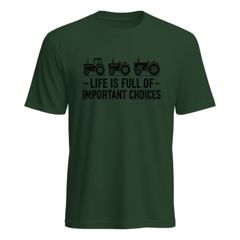 Image of Life Is Full Of Important Choices 21 - Unisex Heavy Cotton Tee