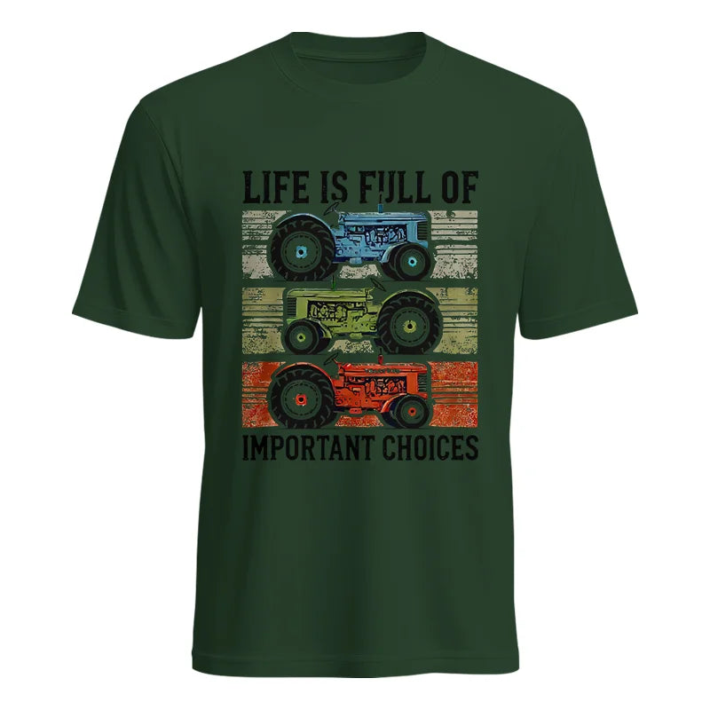 Life Is Full Of Important Choices 3 - Unisex Heavy Cotton Tee