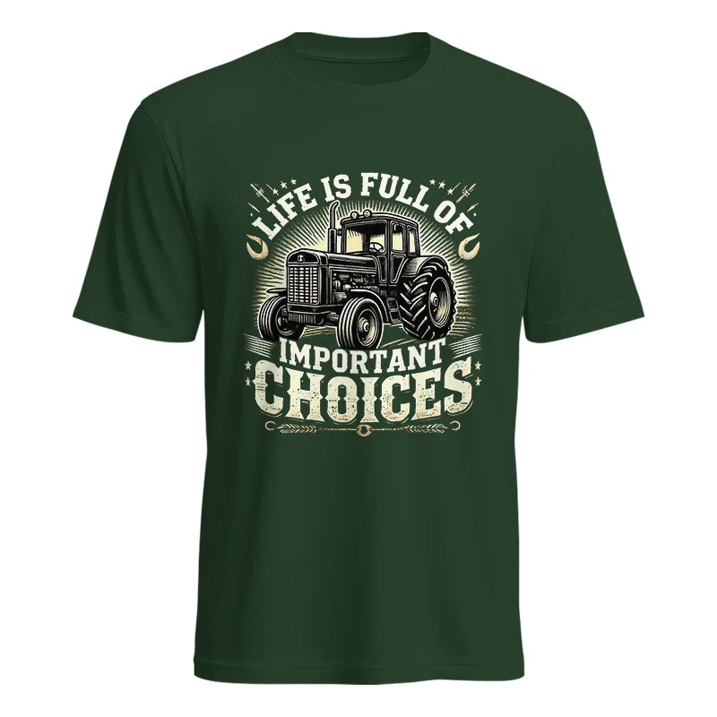 Image of Life Is Full Of Important Choices 5 - Unisex Heavy Cotton Tee