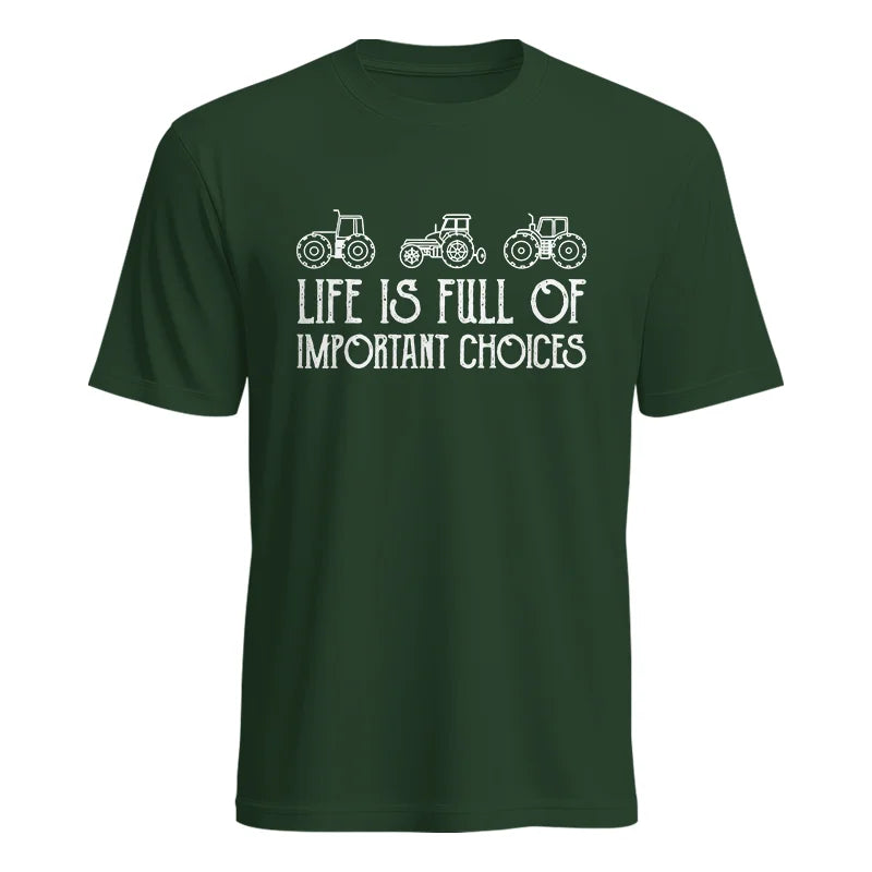 Image of Life Is Full Of Important Choices 7 - Unisex Heavy Cotton Tee