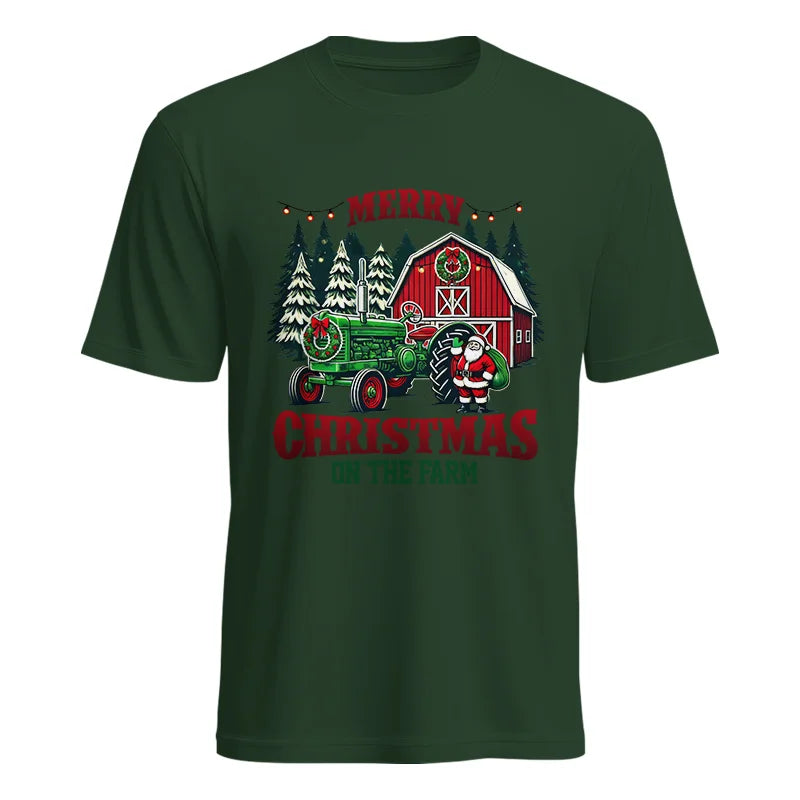 Image of Merry Christmas On The Farm 3 - Unisex Heavy Cotton Tee