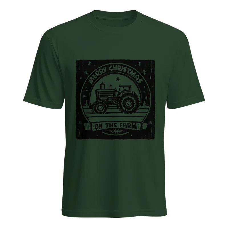 Image of Merry Chritmas On The Farm 5 - Unisex Heavy Cotton Tee