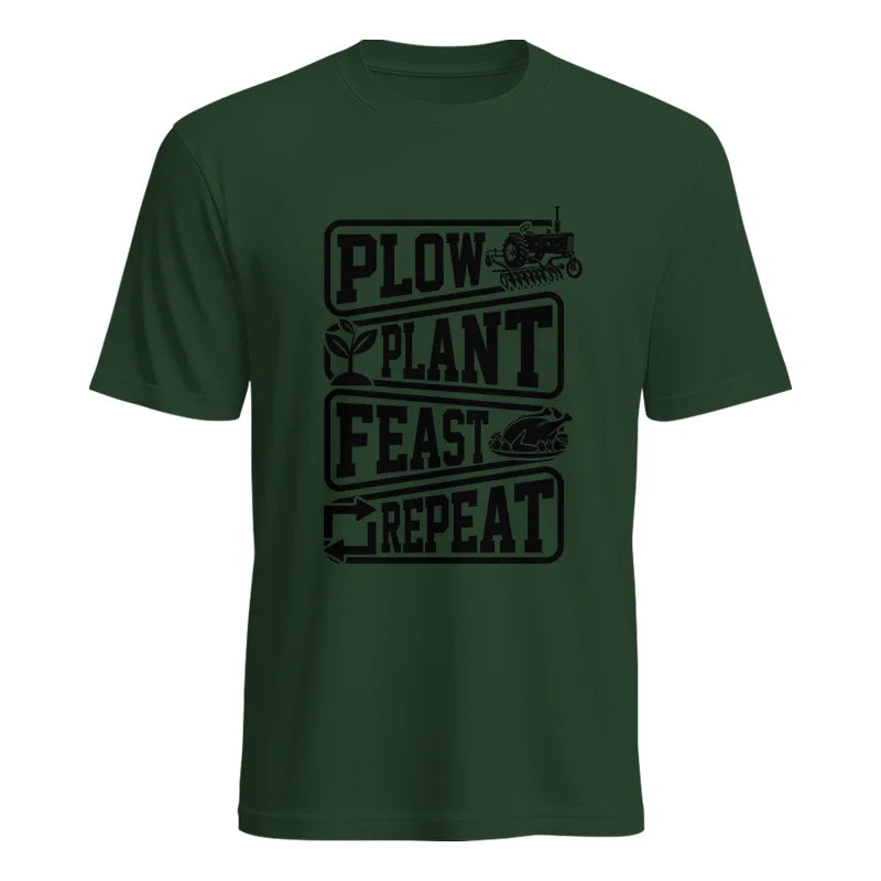 Plow Plant Feast Repeat 1 - Unisex Heavy Cotton Tee