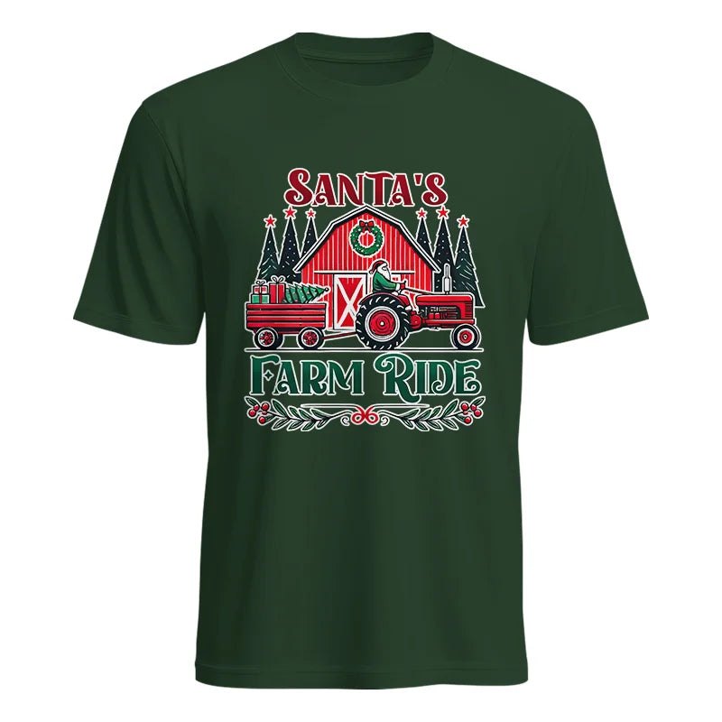 Santa's Farm Ride 1 - Unisex Heavy Cotton Tee