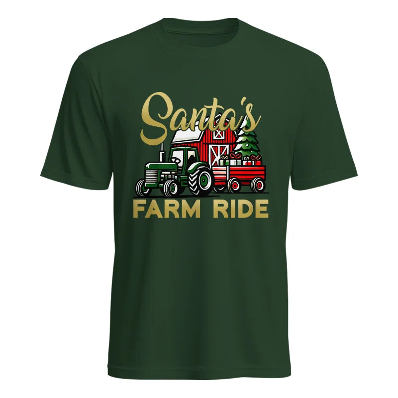 Image of Santa's Farm Ride 2 - Unisex Heavy Cotton Tee