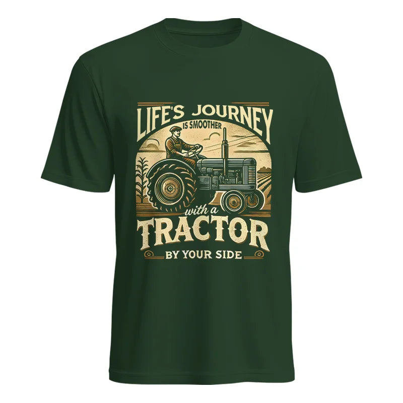 Image of Smoother With A Tractor By Your Side - Unisex Heavy Cotton Tee