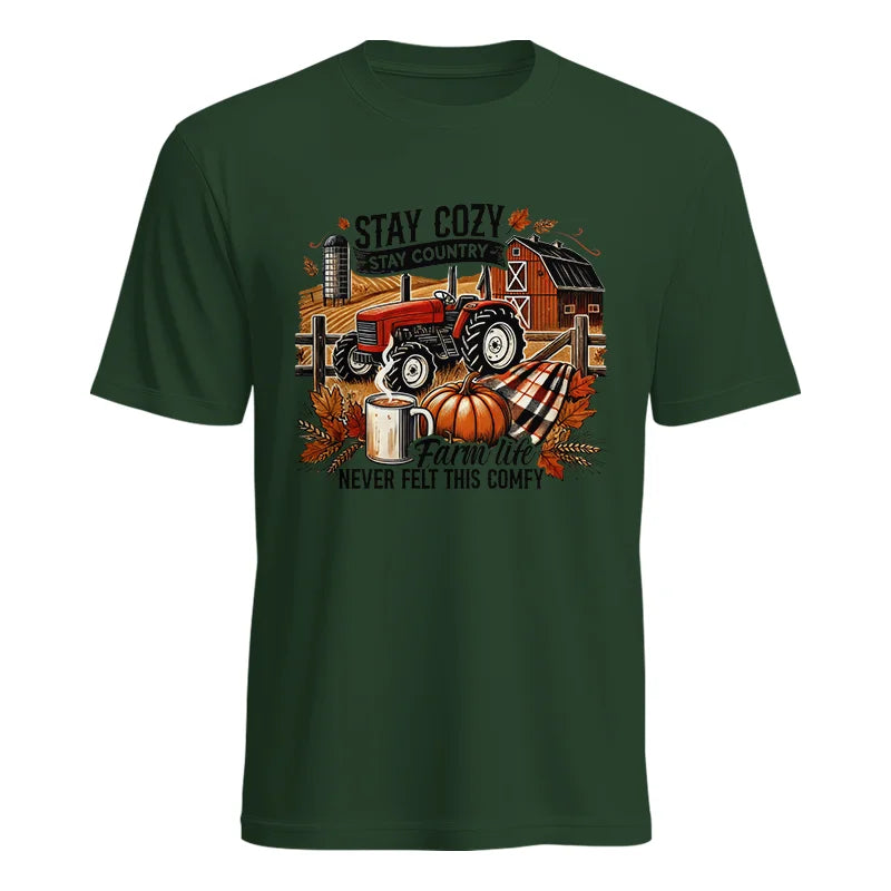 Image of Stay Cozy_Stay Country_Farm Life Never Felt This Comfy - Unisex Heavy Cotton Tee