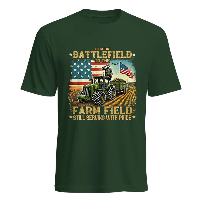 Image of Veteran Farmer From The Battlefield To The Farm Field 2 - Unisex Heavy Cotton Tee