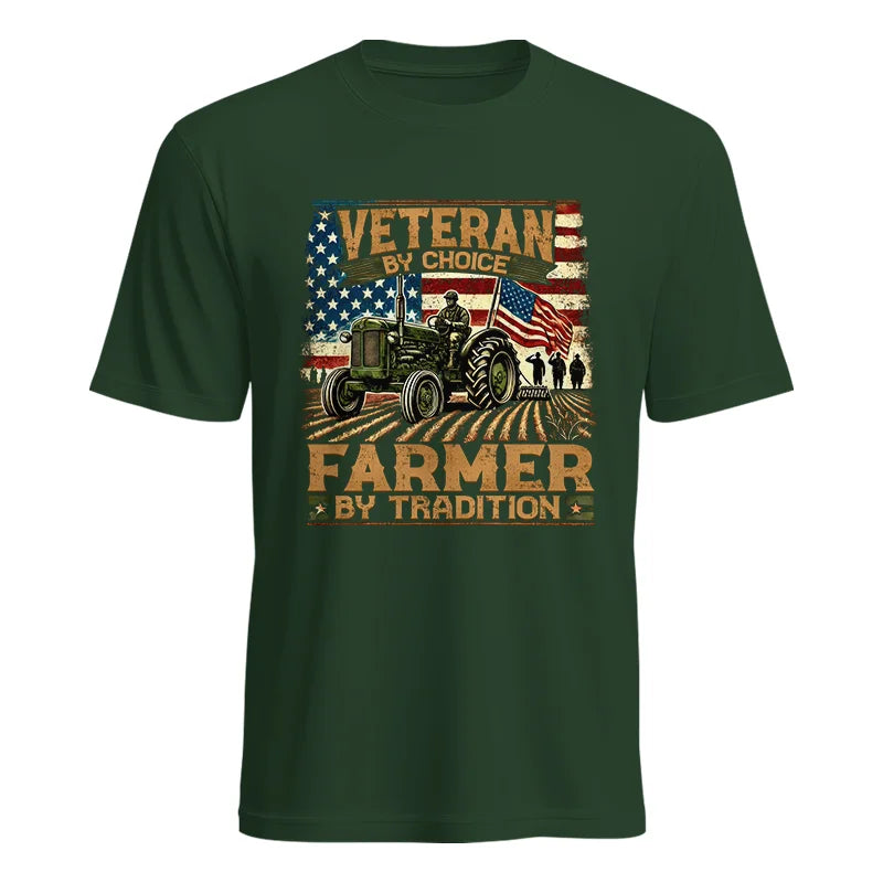 Veteran Farmer Veteran By Choice_Farmer By Tradition - Unisex Heavy Cotton Tee