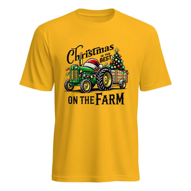 Christmas Is The Best On The Farm 3 - Unisex Heavy Cotton Tee