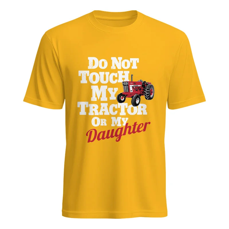 Image of Do Not Touch My Tractor Or My Daughter - Unisex Heavy Cotton Tee