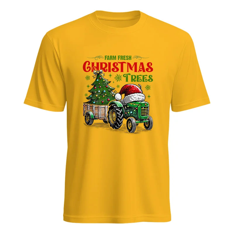 Farm Fresh Christmas Trees - Unisex Heavy Cotton Tee