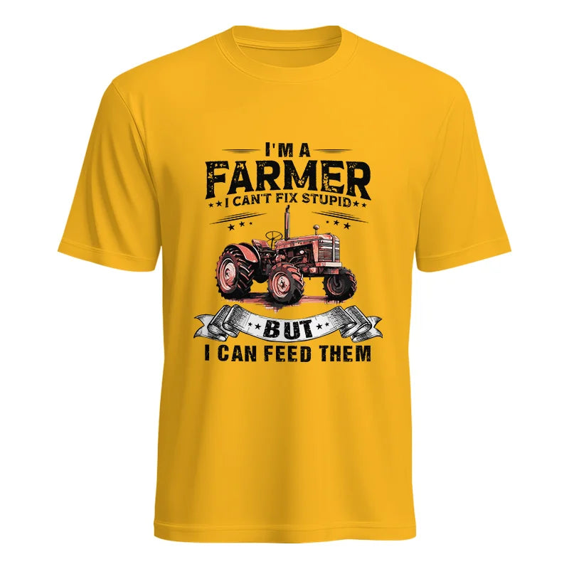 Image of Farmer Can't Fix Stupid - Unisex Heavy Cotton Tee