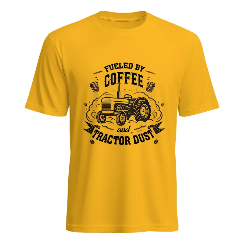 Fueled By Coffee And Tractor Dust - Unisex Heavy Cotton Tee