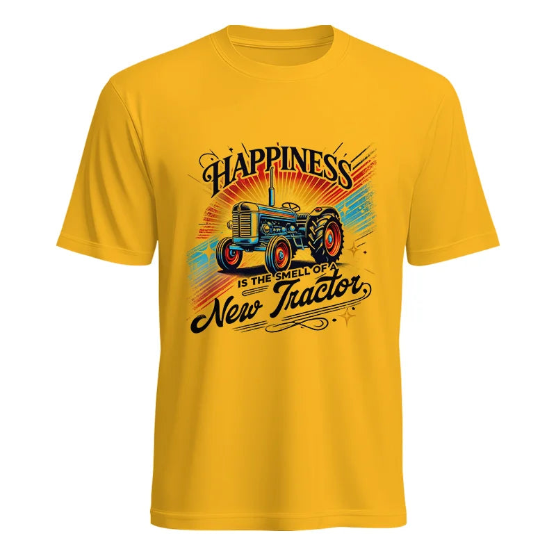 Image of Happiness Is The Smell Of A New Tractor - Unisex Heavy Cotton Tee