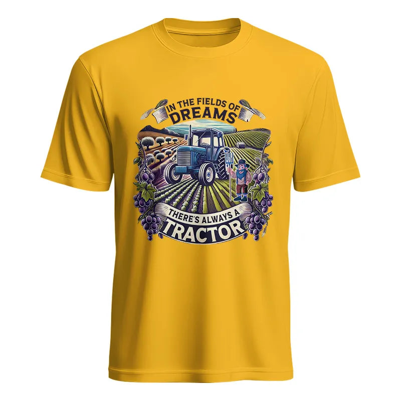 Image of In The Fields Of Dreams There's Always A Tractor 1 - Unisex Heavy Cotton Tee