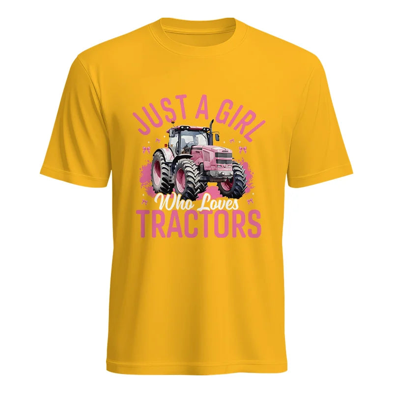 Just A Girl Who Loves Tractors 2 - Unisex Heavy Cotton Tee