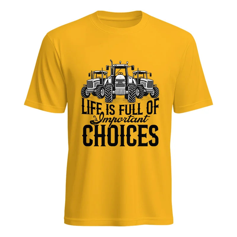 Image of Life Is Full Of Important Choices 2 - Unisex Heavy Cotton Tee