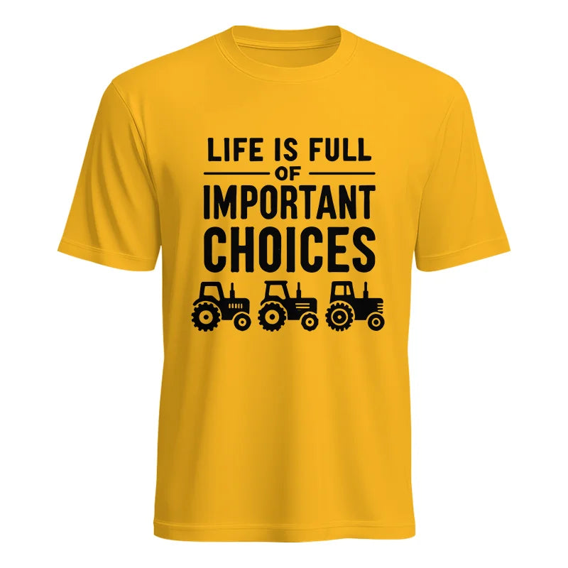 Image of Life Is Full Of Important Choices 27 - Unisex Heavy Cotton Tee