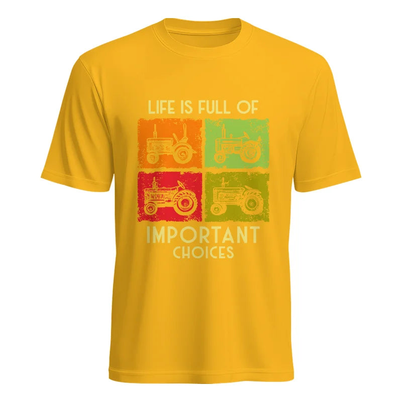 Image of Life Is Full Of Important Choices 33 - Unisex Heavy Cotton Tee