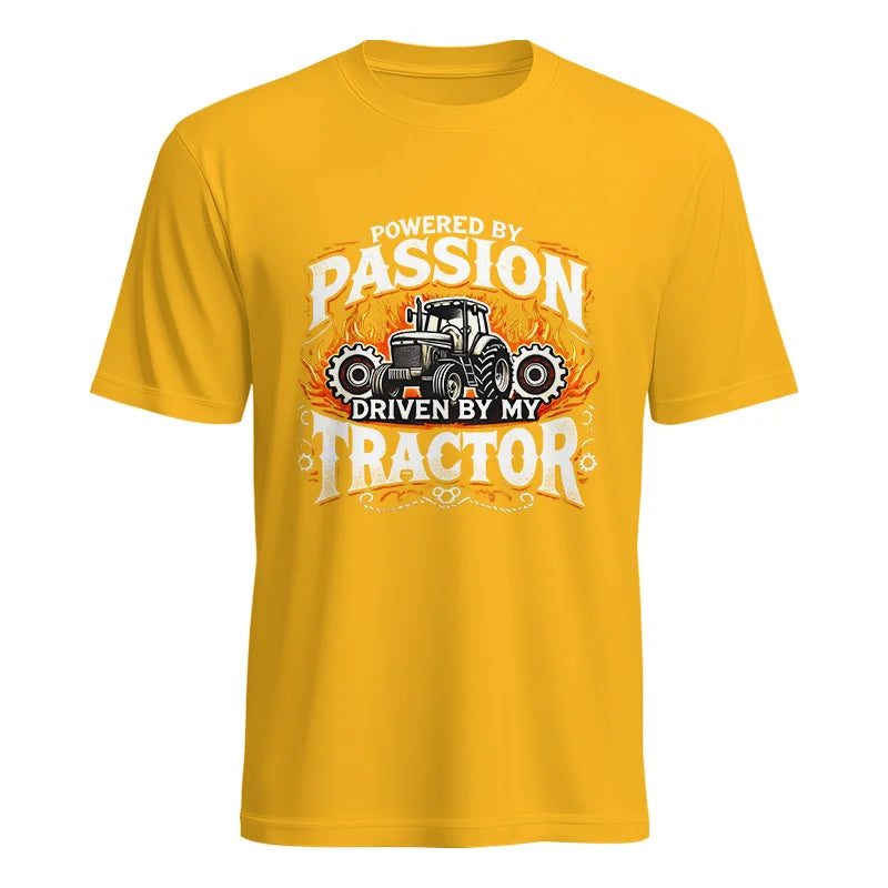 Powered By Passion Driven By My Tractor 1 - Unisex Heavy Cotton Tee