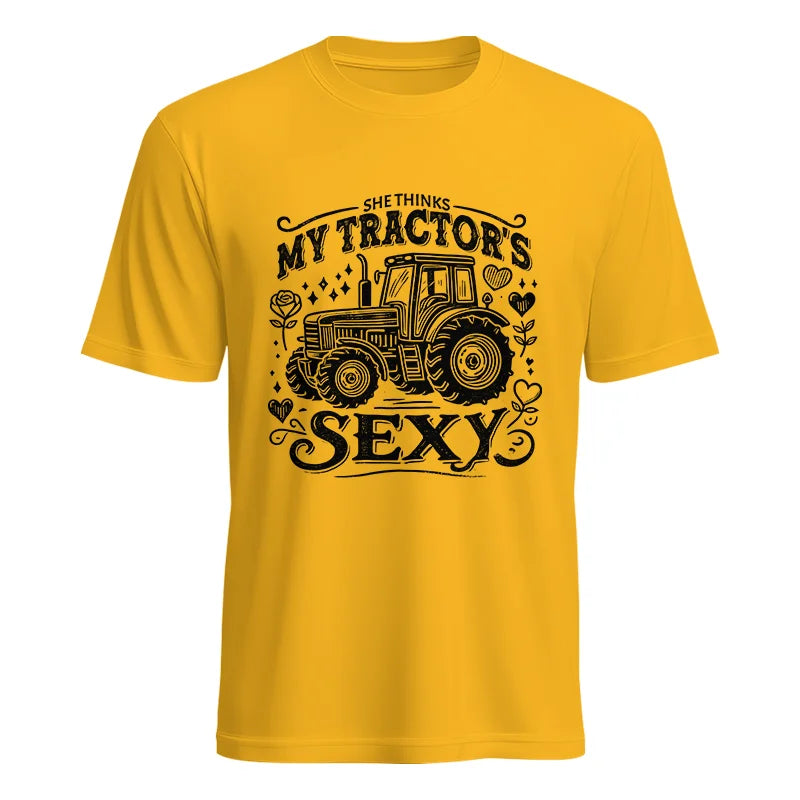 Image of She Thinks My Tractor's Sexy - Unisex Heavy Cotton Tee