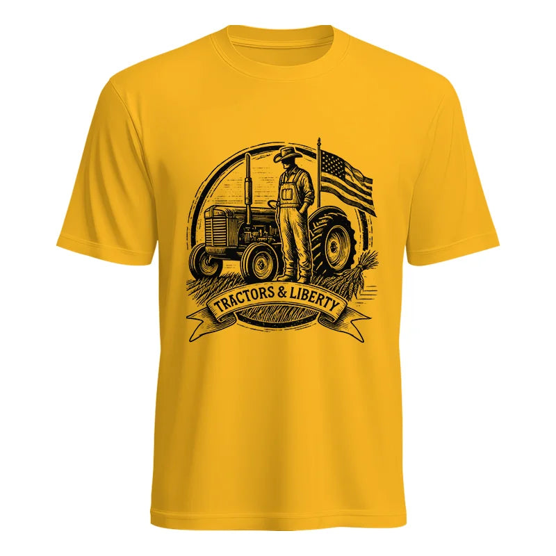 Image of Tractors And Liberty - Unisex Heavy Cotton Tee