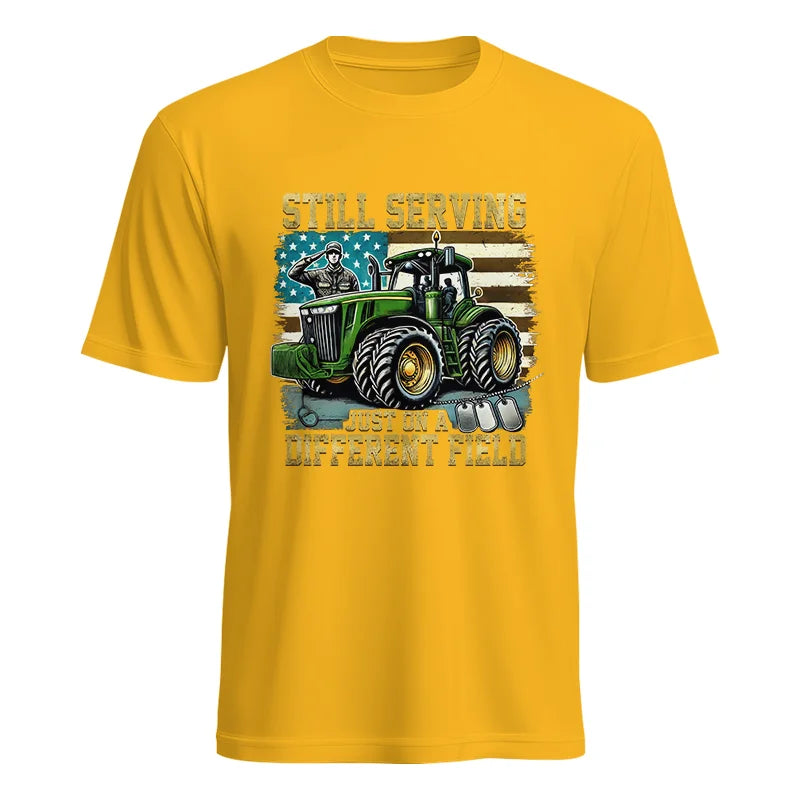 Image of Veteran Farmer Still Serving 3 - Unisex Heavy Cotton Tee