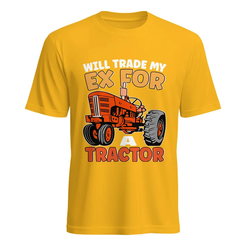 Will Trade My Ex For Tractor - Unisex Heavy Cotton Tee