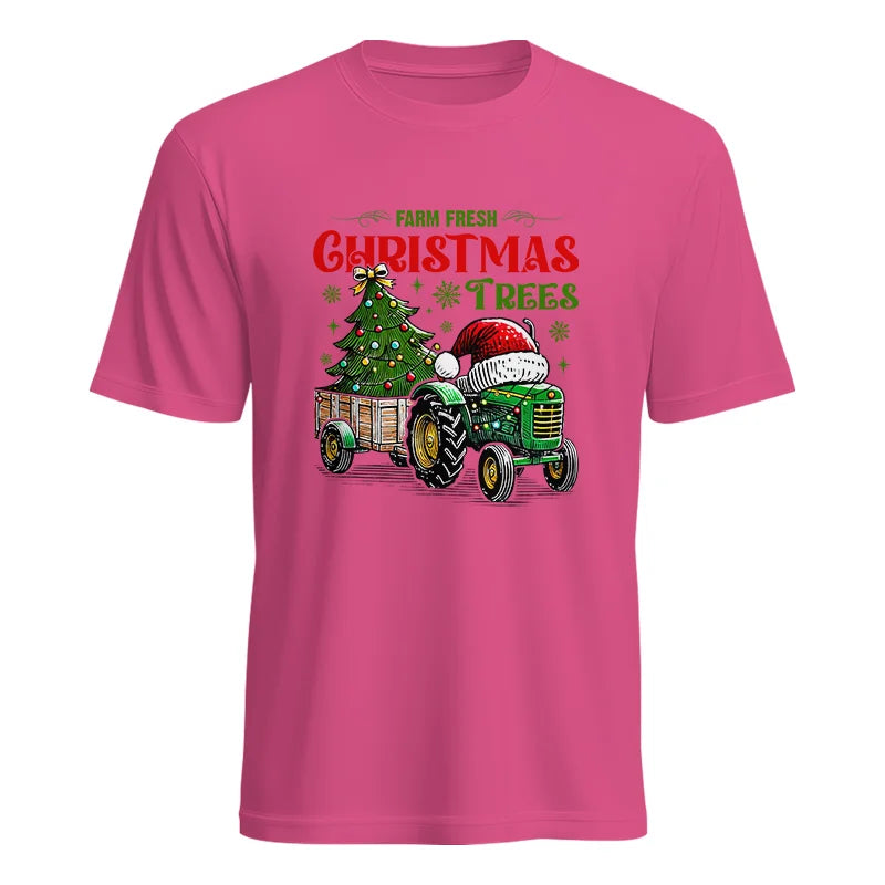 Image of Farm Fresh Christmas Trees - Unisex Heavy Cotton Tee