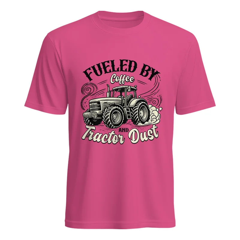 Image of Fueled By Coffee And Tractor Dust 2 - Unisex Heavy Cotton Tee