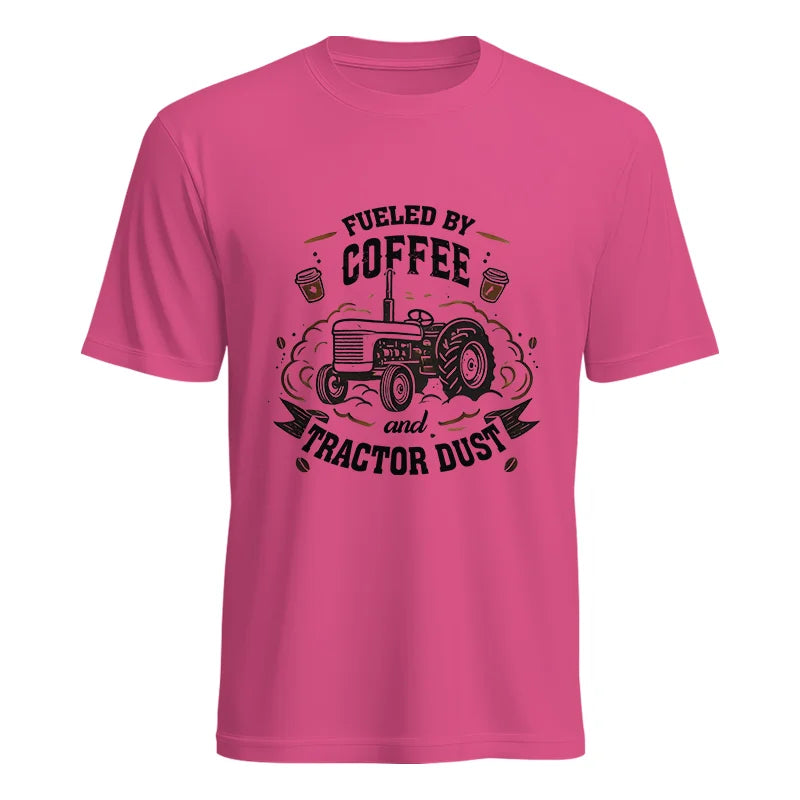 Fueled By Coffee And Tractor Dust - Unisex Heavy Cotton Tee