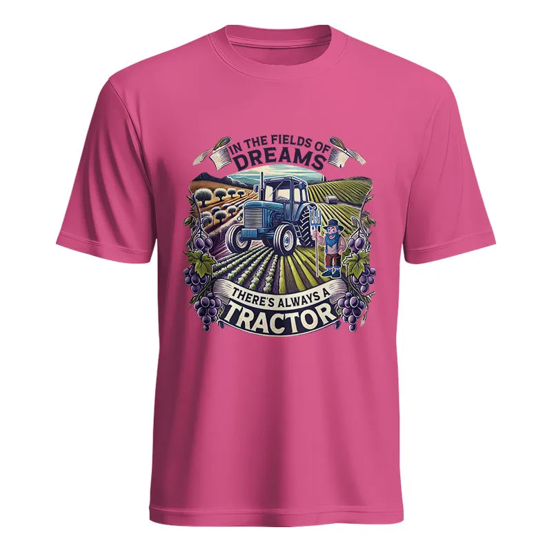 Image of In The Fields Of Dreams There's Always A Tractor 1 - Unisex Heavy Cotton Tee