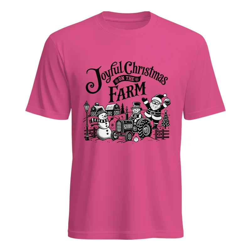 Joyful Christmas On The Farm 1 - Unisex Heavy Cotton Tee