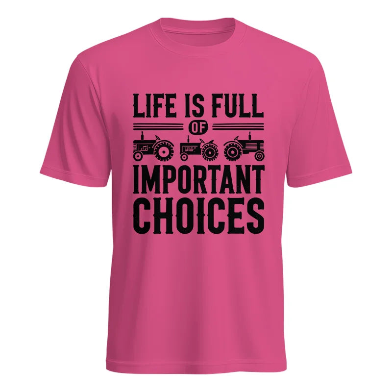 Image of Life Is Full Of Important Choices 26 - Unisex Heavy Cotton Tee