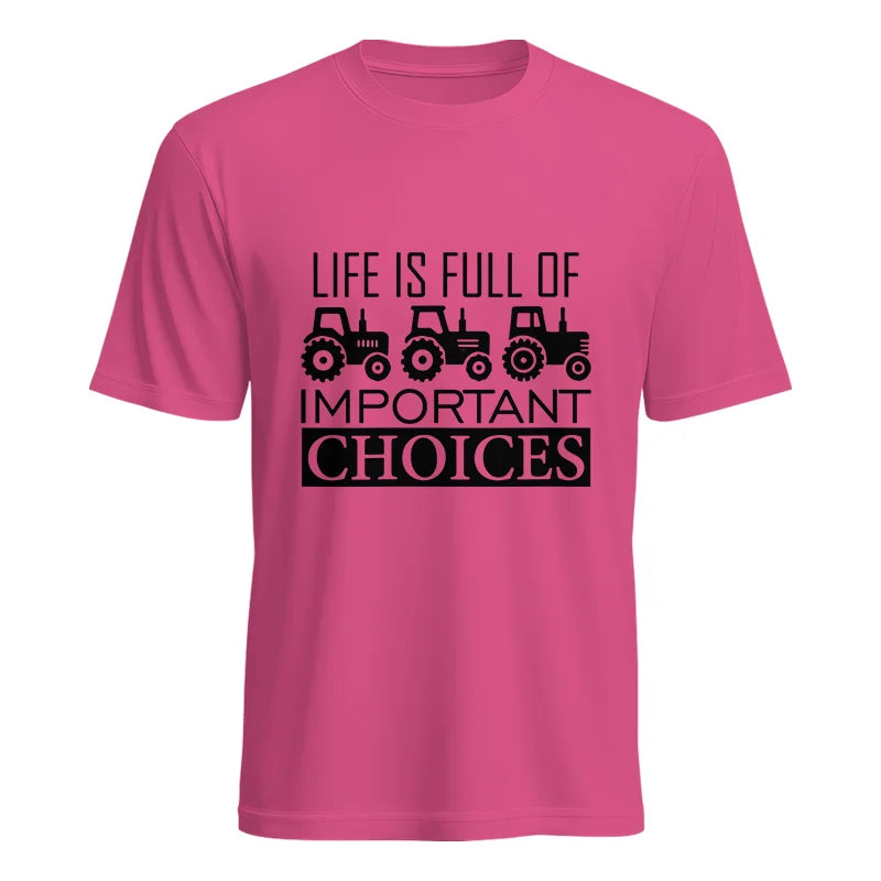 Image of Life Is Full Of Important Choices 35 - Unisex Heavy Cotton Tee