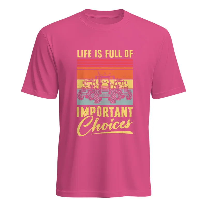 Image of Life Is Full Of Important Choices 39 - Unisex Heavy Cotton Tee