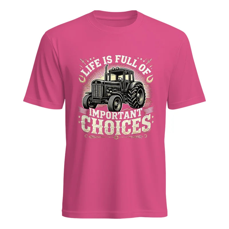 Image of Life Is Full Of Important Choices 5 - Unisex Heavy Cotton Tee