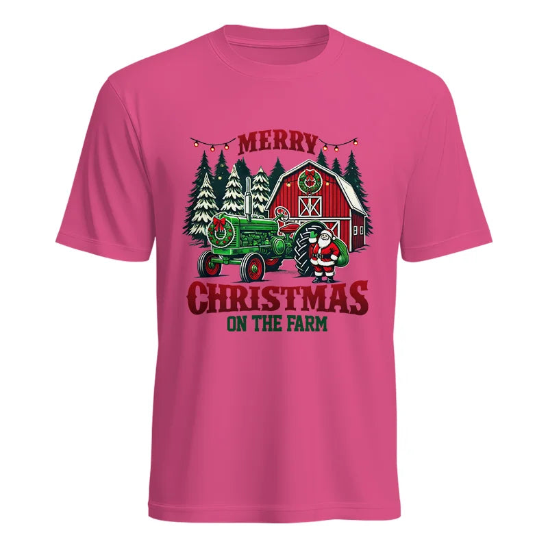 Merry Christmas On The Farm 3 - Unisex Heavy Cotton Tee