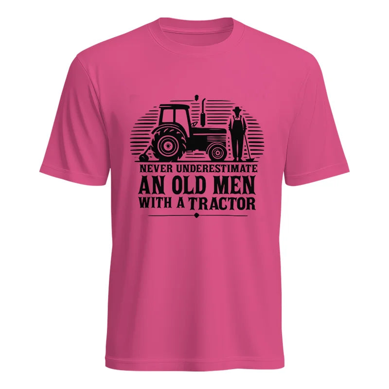 Image of Never Underestimate An Old Men With A Tractor - Unisex Heavy Cotton Tee