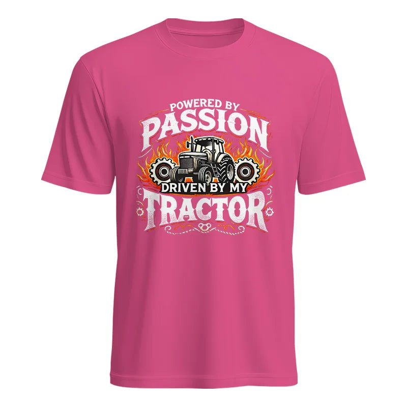 Powered By Passion Driven By My Tractor 1 - Unisex Heavy Cotton Tee