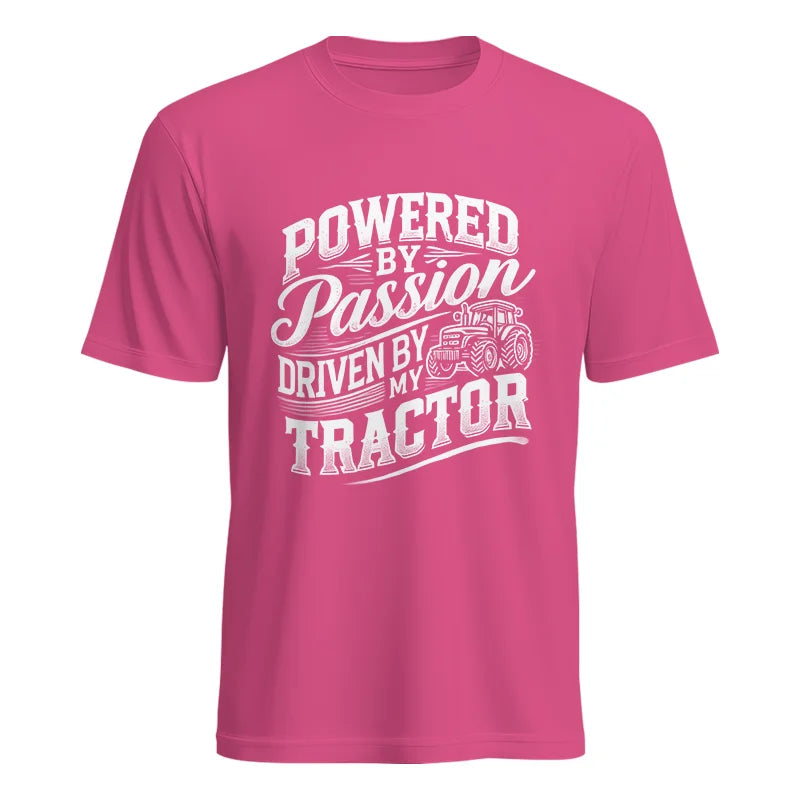 Powered By Passion Driven By My Tractor 2 - Unisex Heavy Cotton Tee