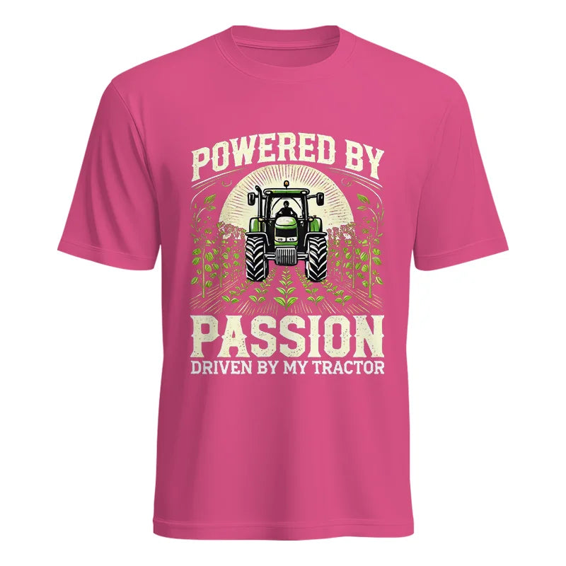 Powered By Passion Driven By My Tractor 3 - Unisex Heavy Cotton Tee