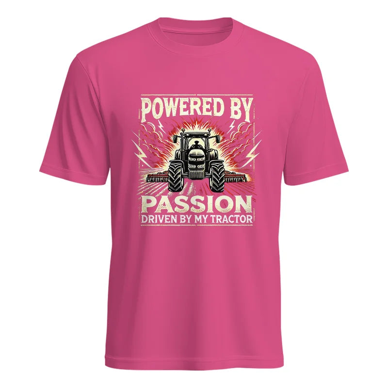 Powered By Passion Driven By My Tractor 4 - Unisex Heavy Cotton Tee