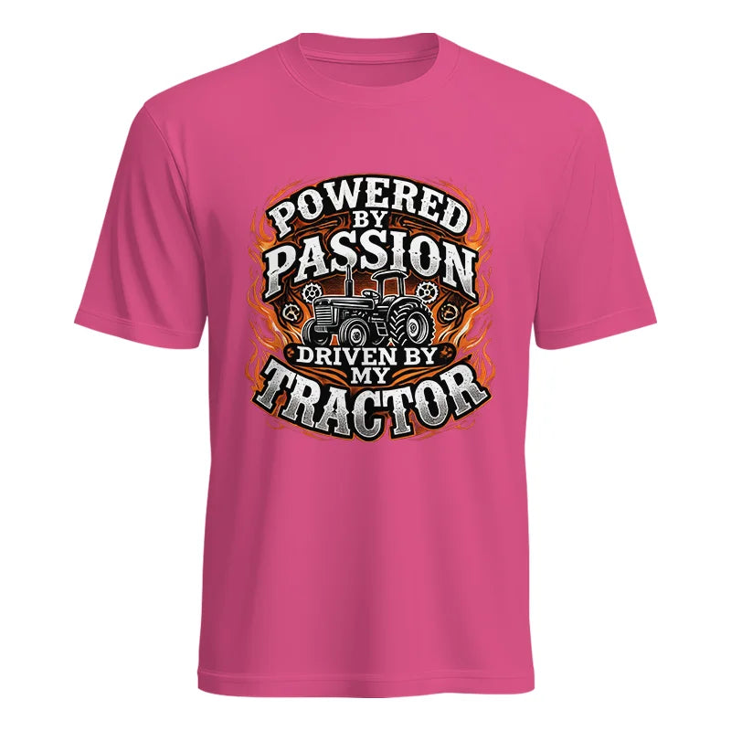 Image of Powered By Passion Driven By My Tractor 5 - Unisex Heavy Cotton Tee